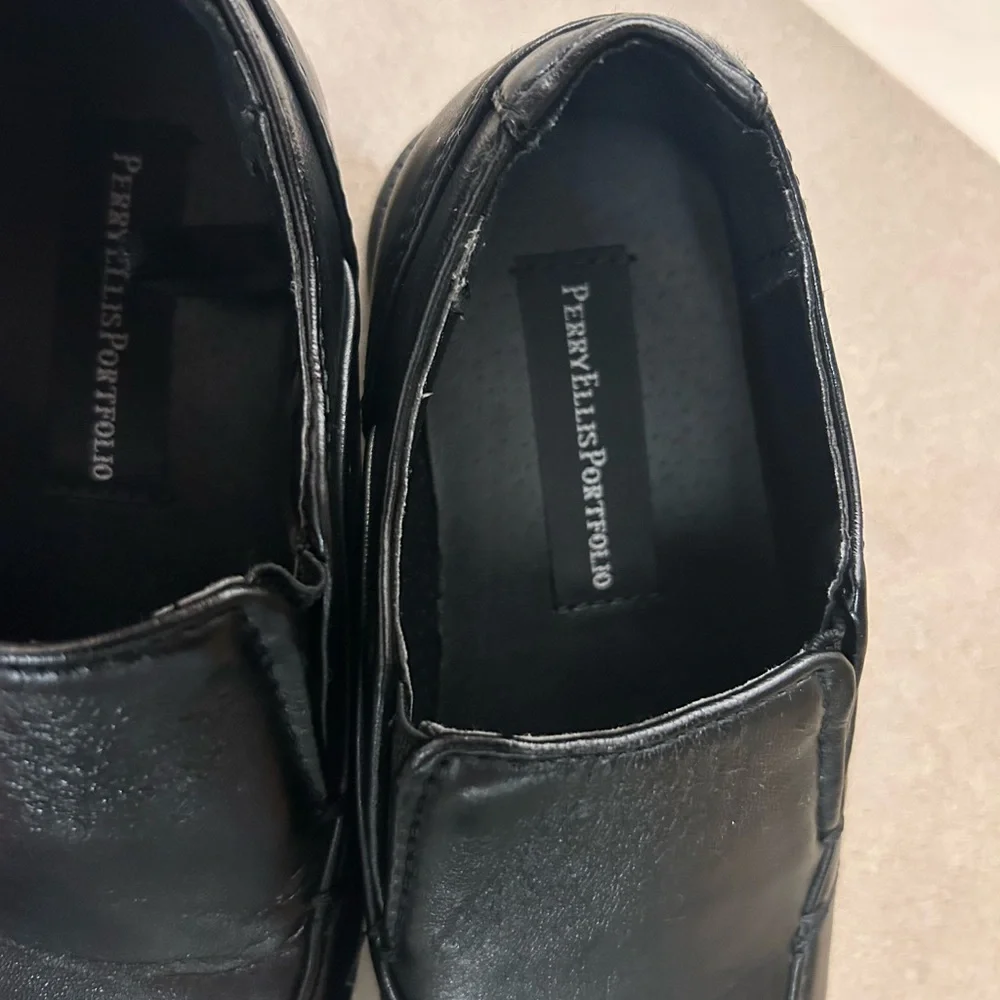 Loafers Elegant Black boys Loafers by Perry Ellis Portfolio size 1